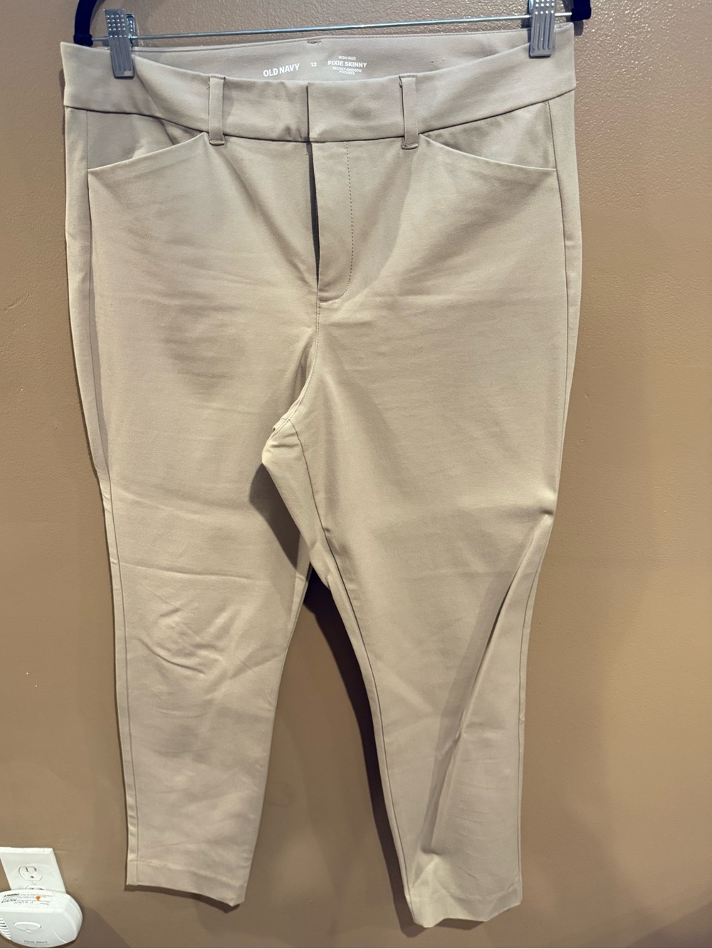 Tan ankle pants